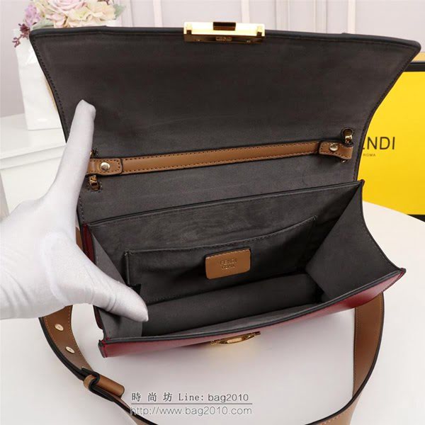 FENDI女包 升級版FENDI 2019最新早春走秀系列 KANI手袋 F0175 芬迪女斜挎包  fdz2027